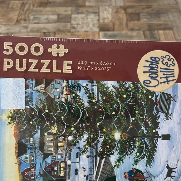 Cobble Hill Village Tree 500 Piece Puzzle NWT - Picture 2 of 7